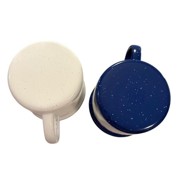 Toyota camping enamel/metal coffee mugs, set of two - Picture 3 of 5